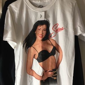 Urban outfitters white Selena shirt size (small)